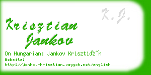 krisztian jankov business card